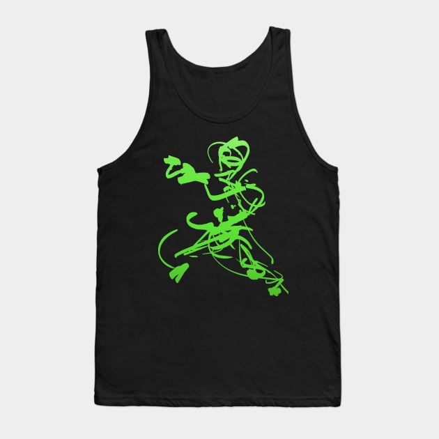 martial-art figure / stylish Tank Top by Nikokosmos